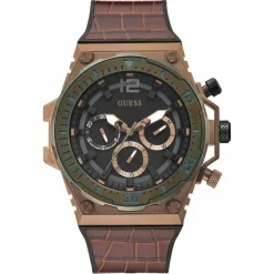Homme Guess Montres^Montre Homme Venture en Silicone marron