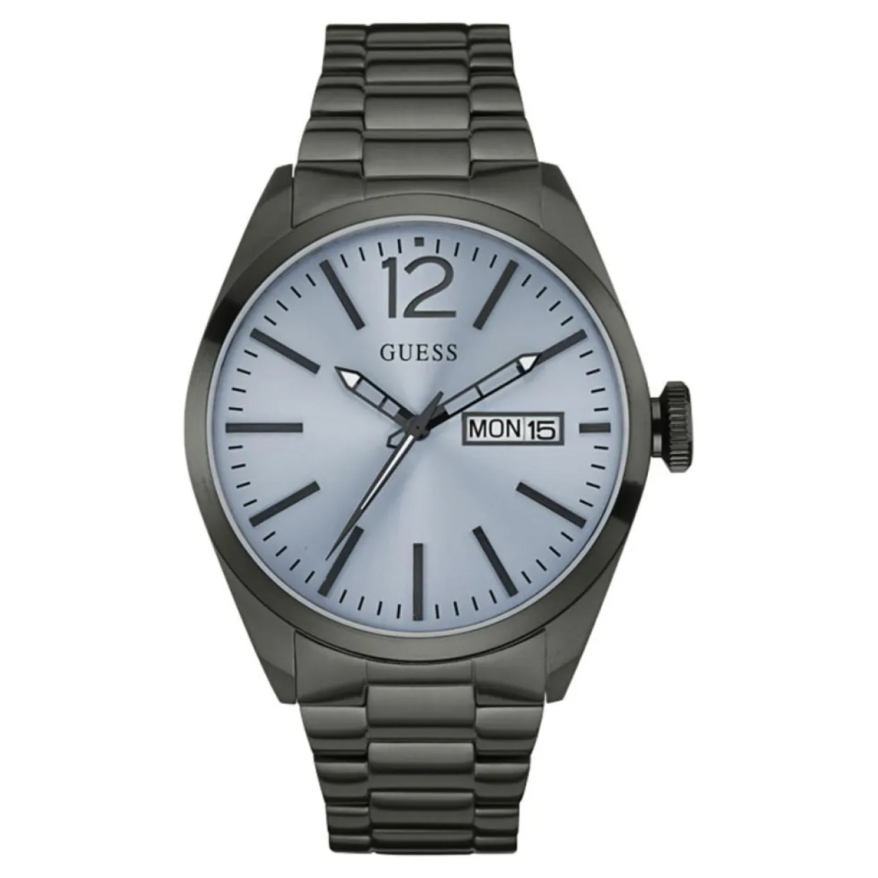 Homme Guess Montres^Montre Homme Vertigo en Acier gris foncé