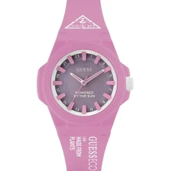 Montre Solaire Femme Outspoken en Silicone rose-Guess Online