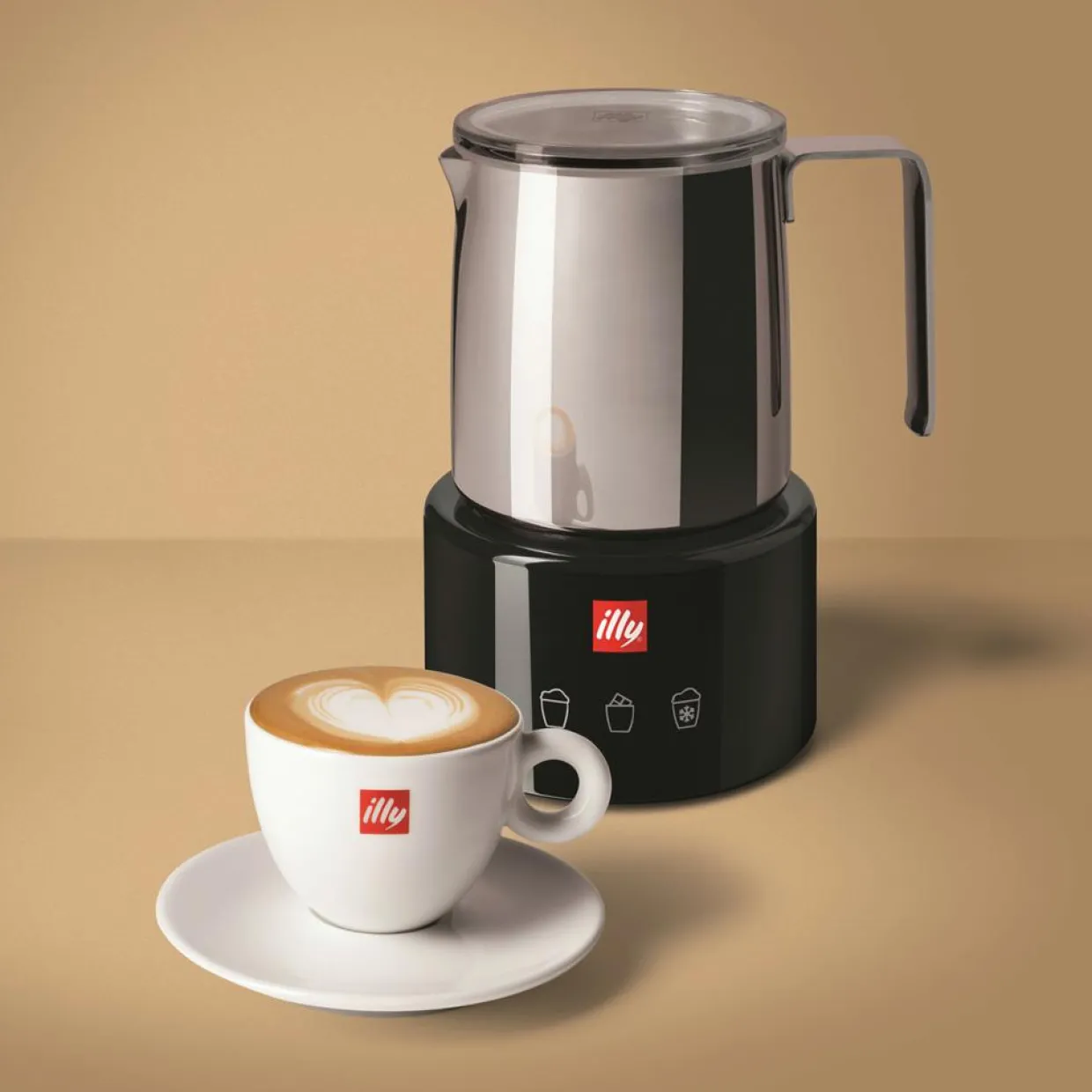 Mousseur à lait noir-Illy Sale