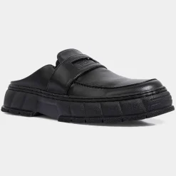 Femme Viron Mocassins^Mules appleskin 1969 noirs