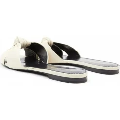 Mules en Cuir écrues-Saint Laurent Outlet