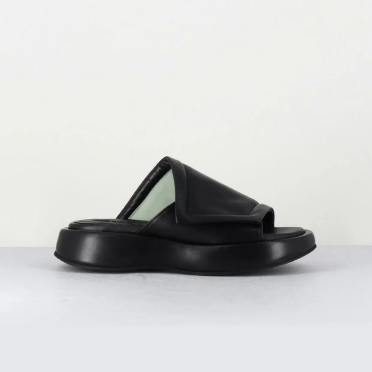 Mules en Cuir Rombo noires-Malloni Best