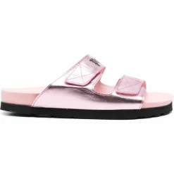 Mules en Cuir roses-Palm Angels Sale