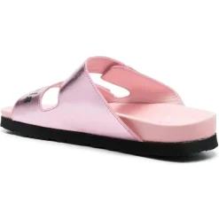 Mules en Cuir roses-Palm Angels Sale