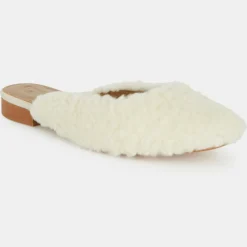 Femme Flattered Sandales Plates^Mules Malva beiges