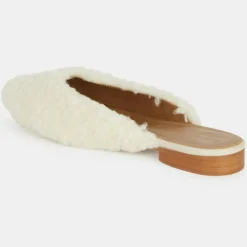 Femme Flattered Sandales Plates^Mules Malva beiges