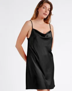 Nuisette à bretelles noire-Mr Wonderful Discount