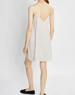 Femme Le Chat Lingerie, Nuit^Nuisette Angèle gris/rose
