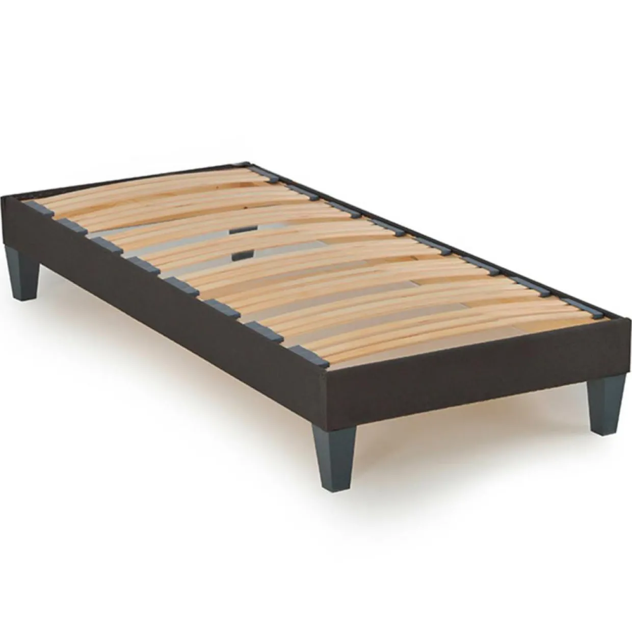 Pack prêt-à-dormir Privilège blanc/gris - 90x190 cm-Bellecour Discount