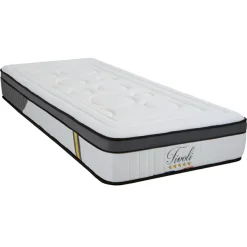 Bellecour Lits^Pack prêt-à-dormir Tivoli blanc - 90x190 cm
