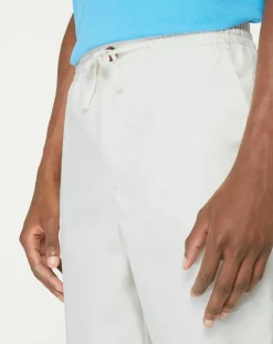 Pantalon 100% Coton Bio chino Regular Fit Mujog écru-Galeries Lafayette Online