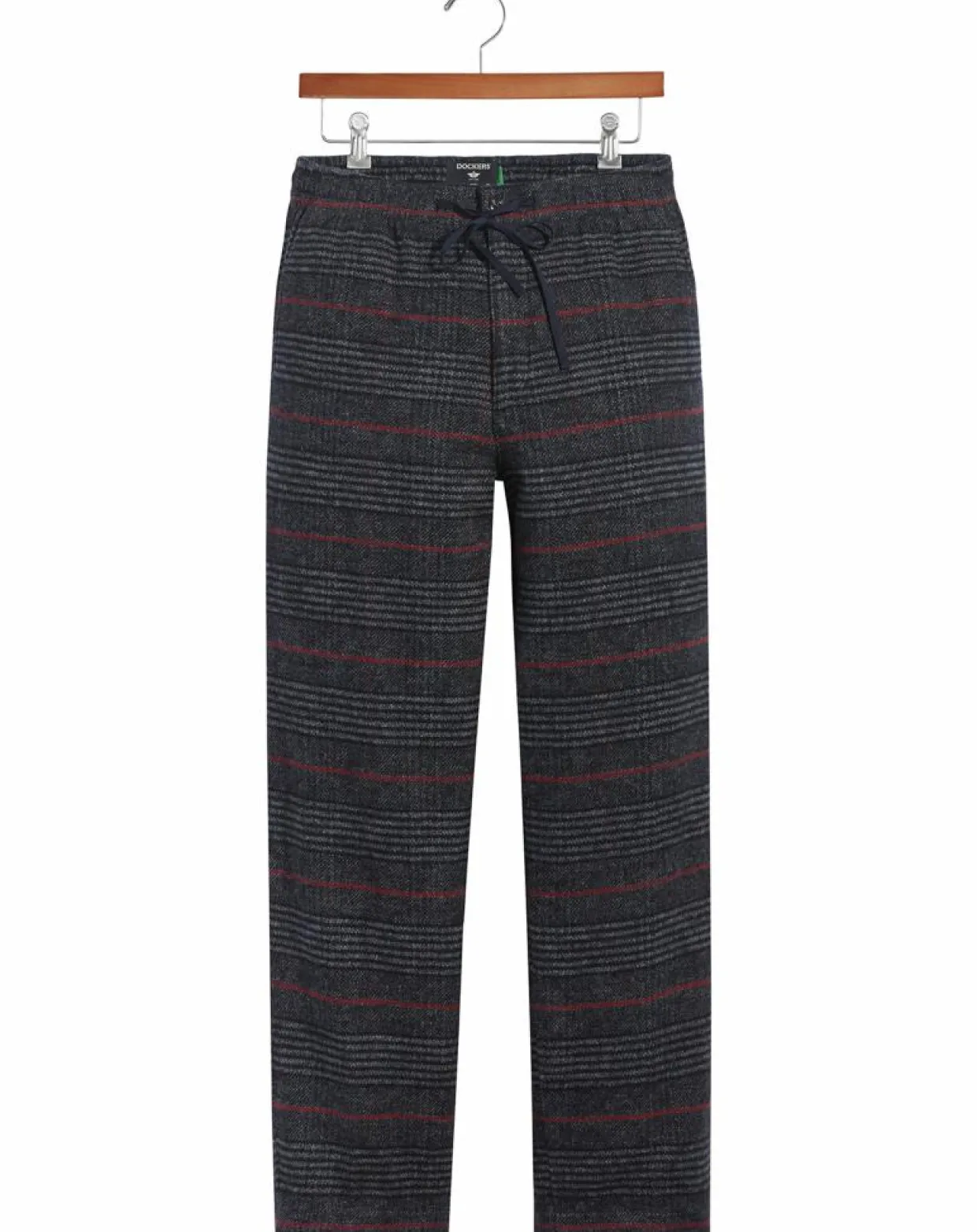 Homme Dockers Pantalons^Pantalon 100% Coton Bio Pull On Tapered imprimé noir