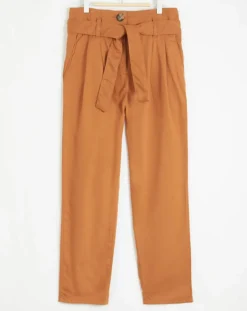 Femme Caroll Pantalons^Pantalon 7/8 fuselé June tabac