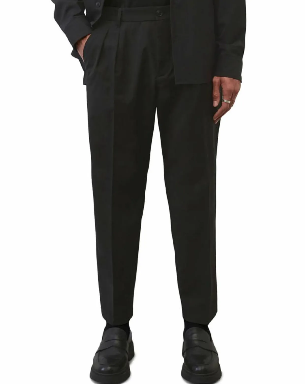 Homme Marc O'Polo Pantalons^Pantalon 100% Laine Belsbo jogger noir