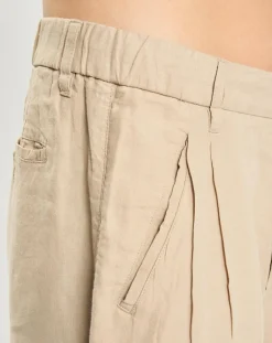 Homme Marc O'Polo Pantalons^Pantalon 100% Lin Mossbo Pant Pinces beige