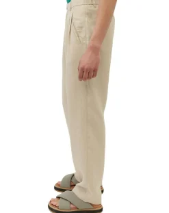 Homme Marc O'Polo Pantalons^Pantalon 100% Lin Mossbo Pant Pinces beige