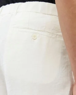 Homme Marc O'Polo Pantalons^Pantalon 100% Lin Mossbo Pant Pinces blanc