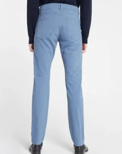 Pantalon ajusté Flex bleu gris-Galeries Lafayette Outlet