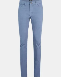 Pantalon ajusté Flex bleu gris-Galeries Lafayette Outlet