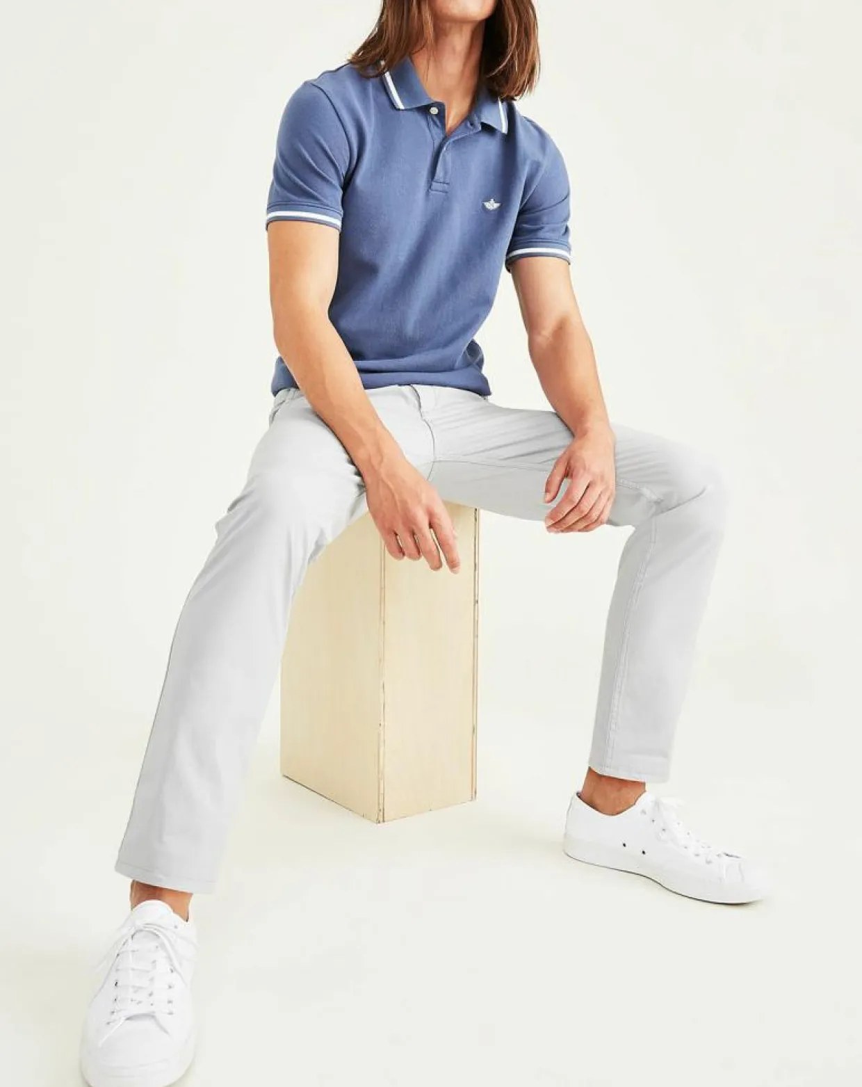 Pantalon Alpha Original Khaki Skinny Fit gris clair-Dockers Hot