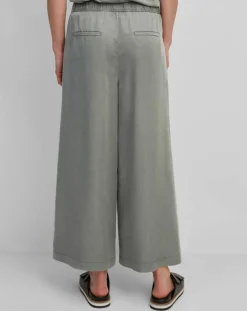 Femme Marc O'Polo Pantalons^Pantalon ample à taille élastique vert de gris