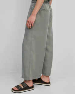 Femme Marc O'Polo Pantalons^Pantalon ample à taille élastique vert de gris