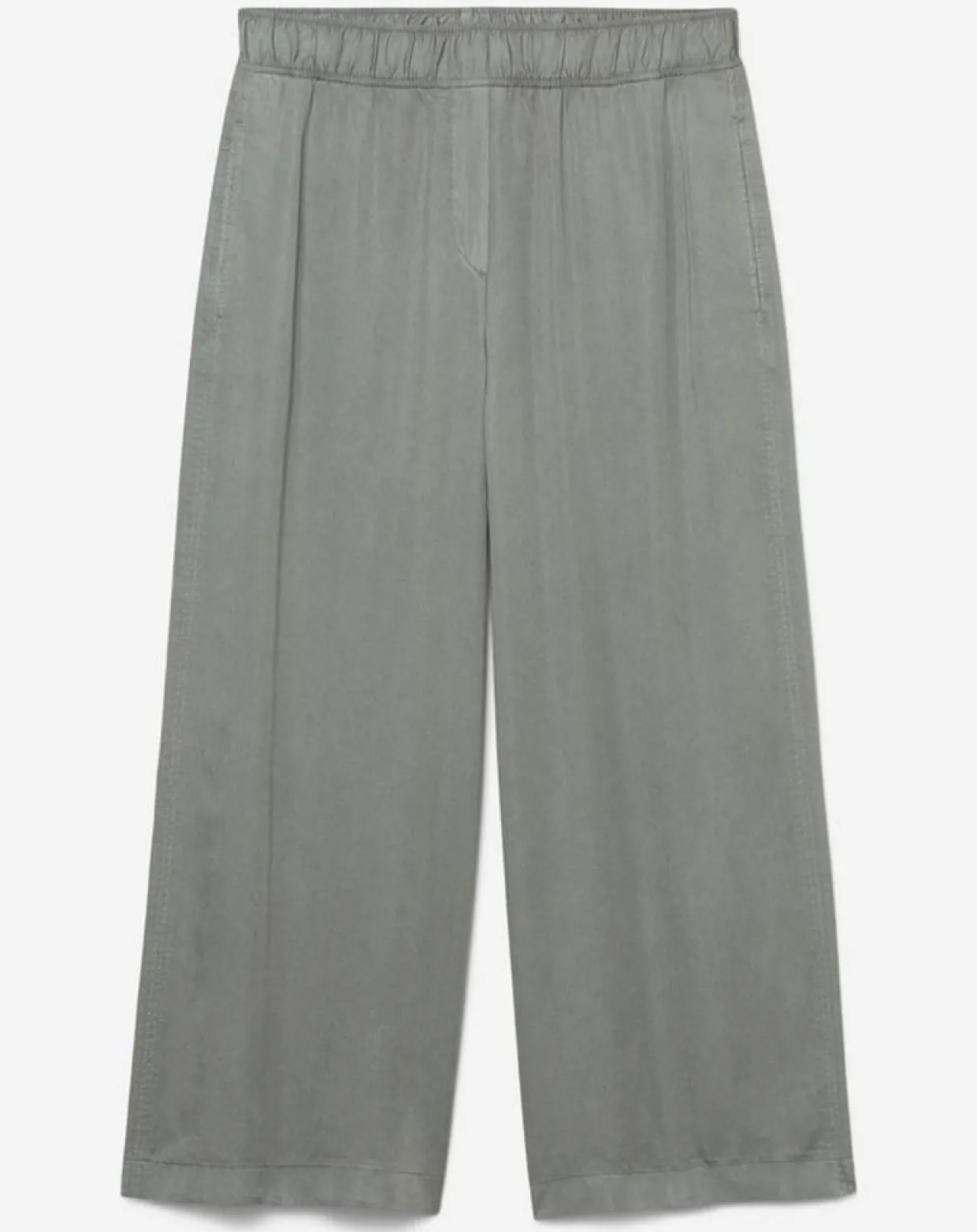 Femme Marc O'Polo Pantalons^Pantalon ample à taille élastique vert de gris