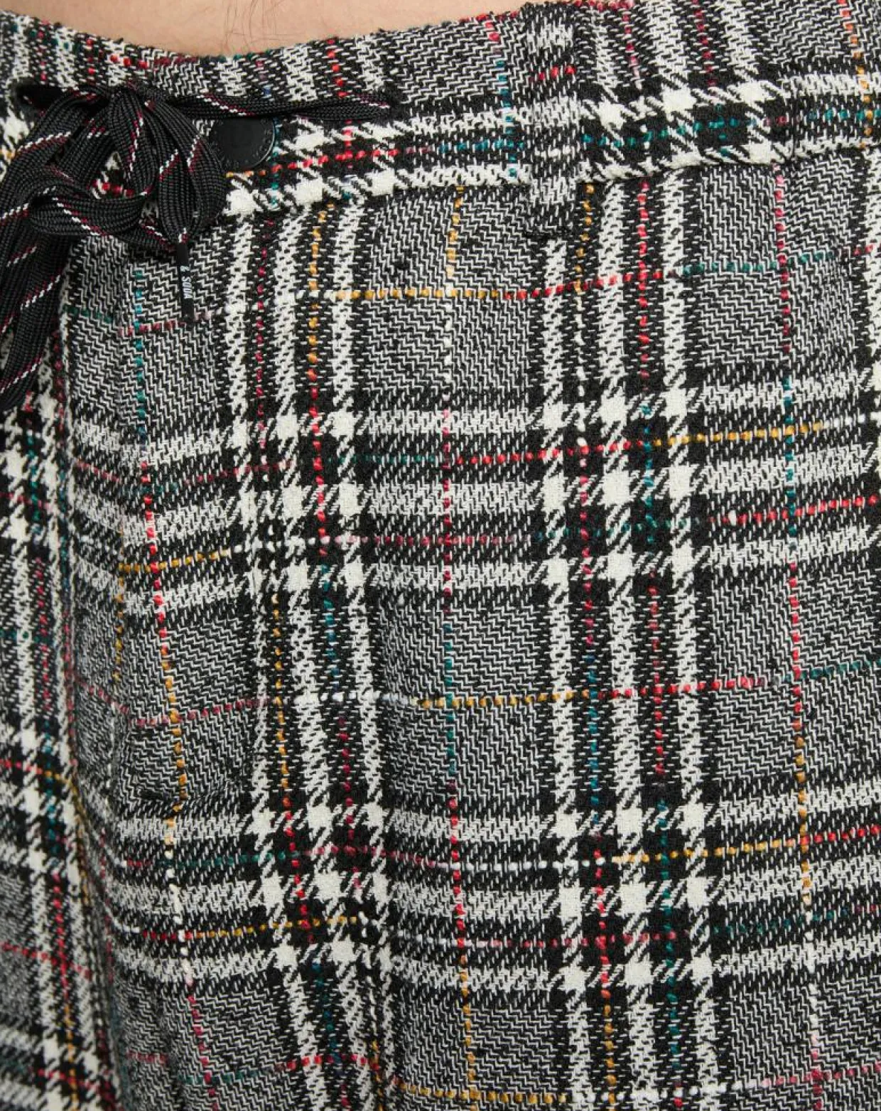Homme Scotch & Soda Pantalons^Pantalon ample fuselé multicarreaux gris