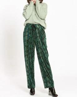 Pantalon Apolline vert-See u Soon Sale