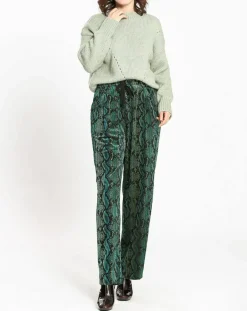 Pantalon Apolline vert-See u Soon Sale
