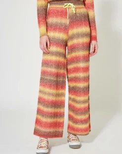 Pantalon Arc-en-ciel kaki-Manoush Clearance