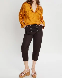 Femme Manoush Pantalons^Pantalon Army noir