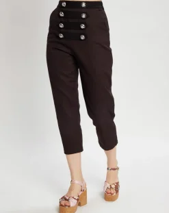 Femme Manoush Pantalons^Pantalon Army noir