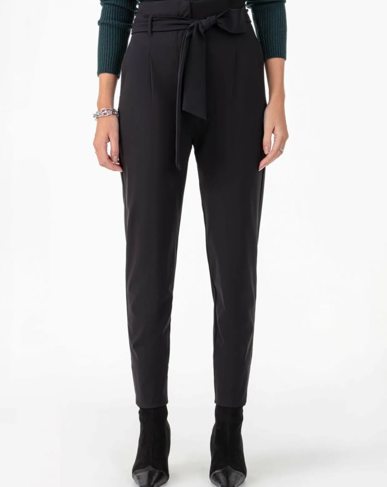 Femme Indies Pantalons^Pantalon avec Ceinture Hadrien noir