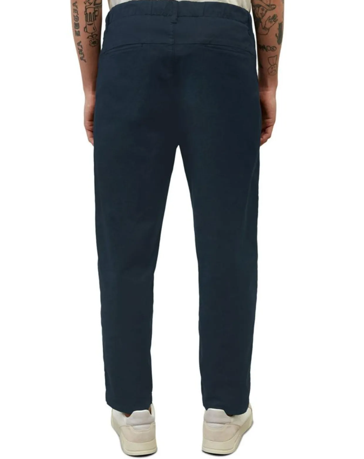 Pantalon Belsbo Jogger Coton Organic bleu marine-Marc O'Polo