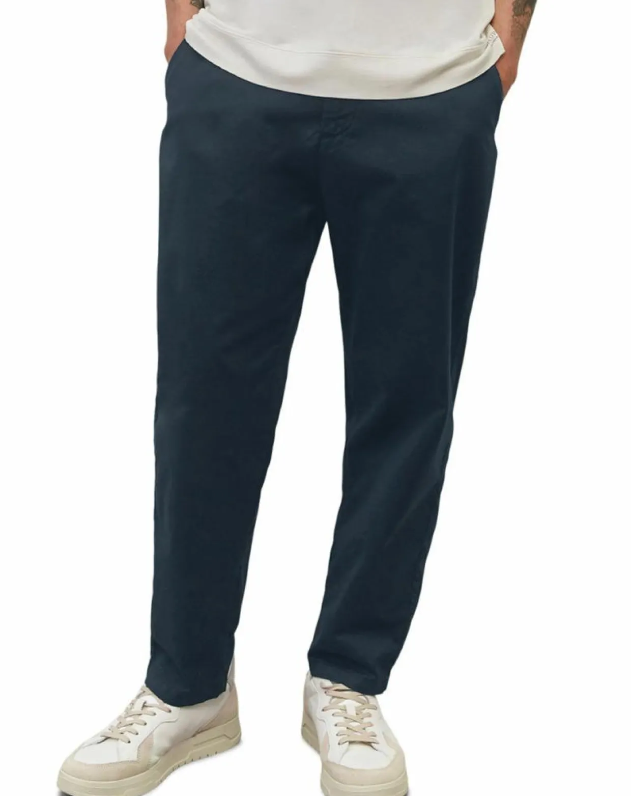 Pantalon Belsbo Jogger Coton Organic bleu marine-Marc O'Polo