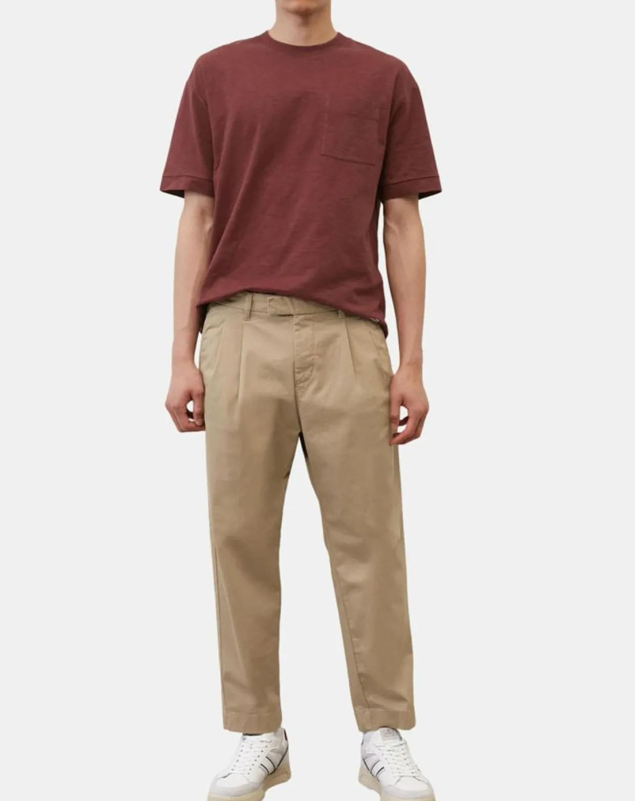 Homme Marc O'Polo Pantalons^Pantalon Belsbo Pleats cropped