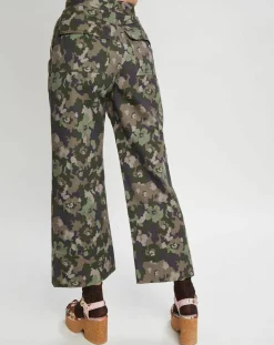 Femme Manoush Pantalons^Pantalon Camoufleur kaki