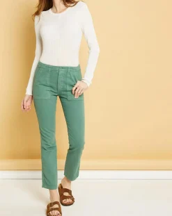 Pantalon cargo Chevron Columbia vert-Acquaverde Clearance