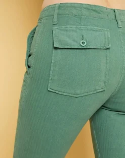 Pantalon cargo Chevron Columbia vert-Acquaverde Clearance