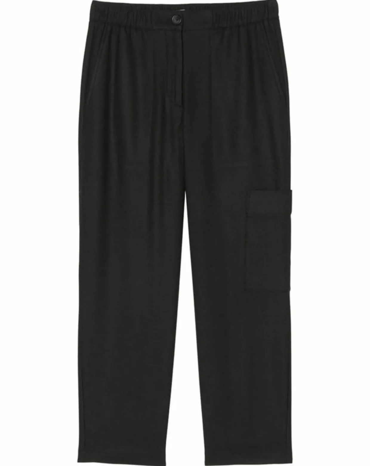 Femme Marc O'Polo Pantalons^Pantalon cargo en Laine mélangée noir