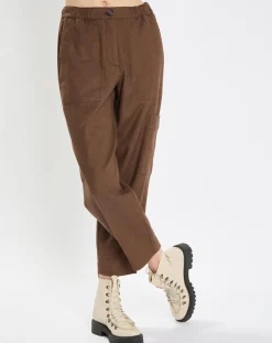 Pantalon cargo en Laine mélangée marron-Marc O'Polo Best
