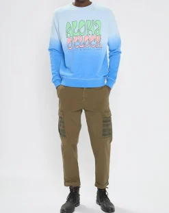 Homme Scotch & Soda Pantalons^Pantalon Cargo Loose Tapered kaki foncé