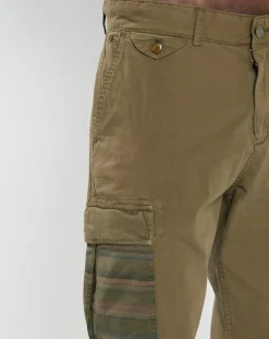 Homme Scotch & Soda Pantalons^Pantalon Cargo Loose Tapered kaki foncé