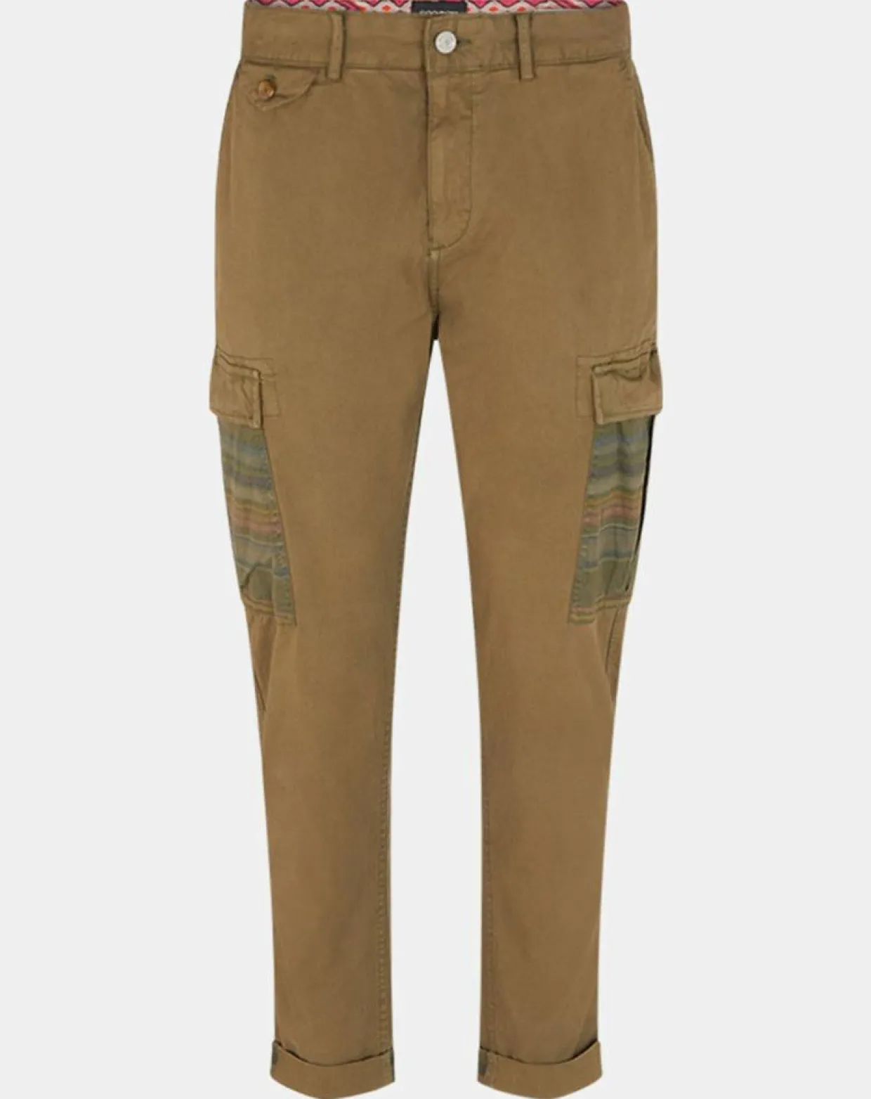 Homme Scotch & Soda Pantalons^Pantalon Cargo Loose Tapered kaki foncé