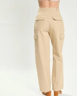 Femme La Petite Etoile Pantalons^Pantalon cargo Pina beige