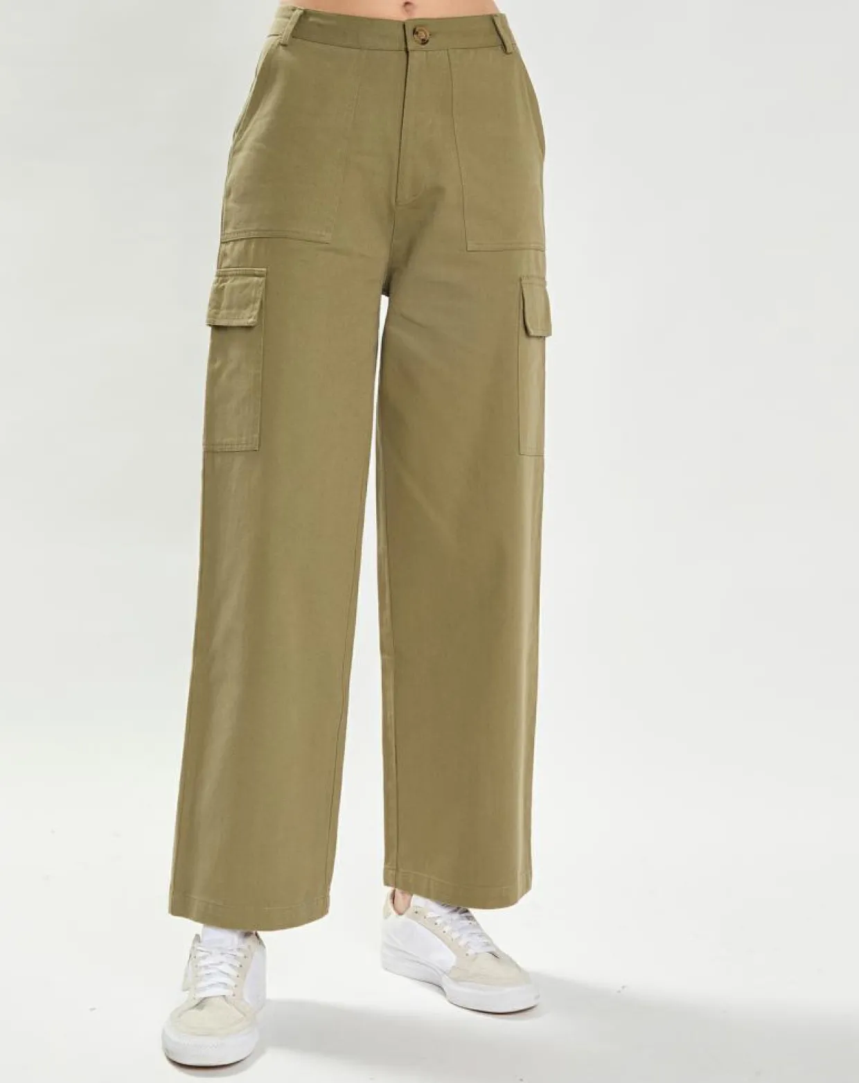 Femme La Petite Etoile Pantalons^Pantalon cargo Pina kaki