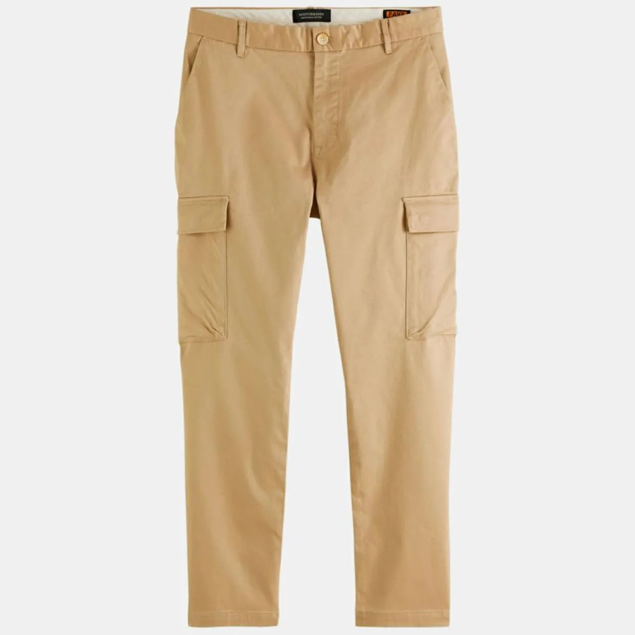 Homme Scotch & Soda Pantalons^Pantalon cargo Regular Fit uni beige