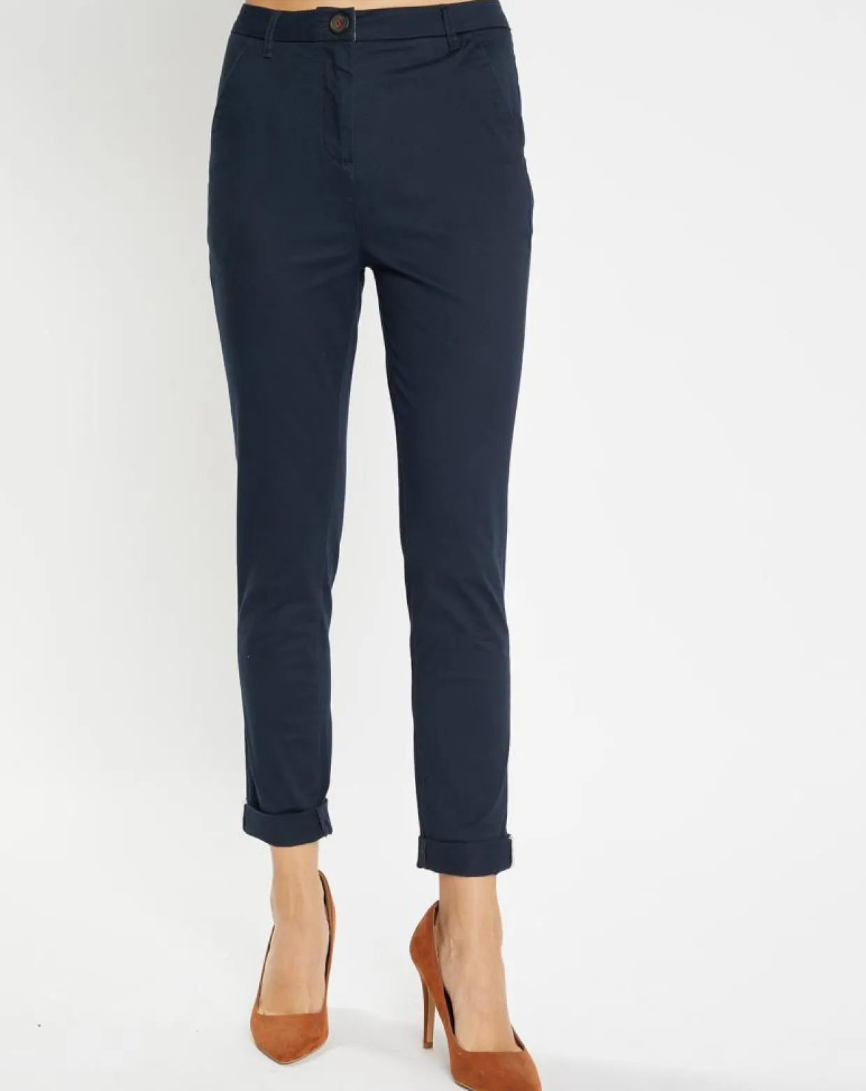 Femme Jodhpur Pantalons^Pantalon chino Bill bleu marine